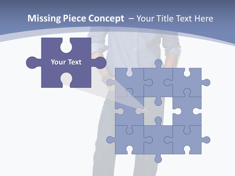 A Man Standing With His Hands In His Pockets PowerPoint Template