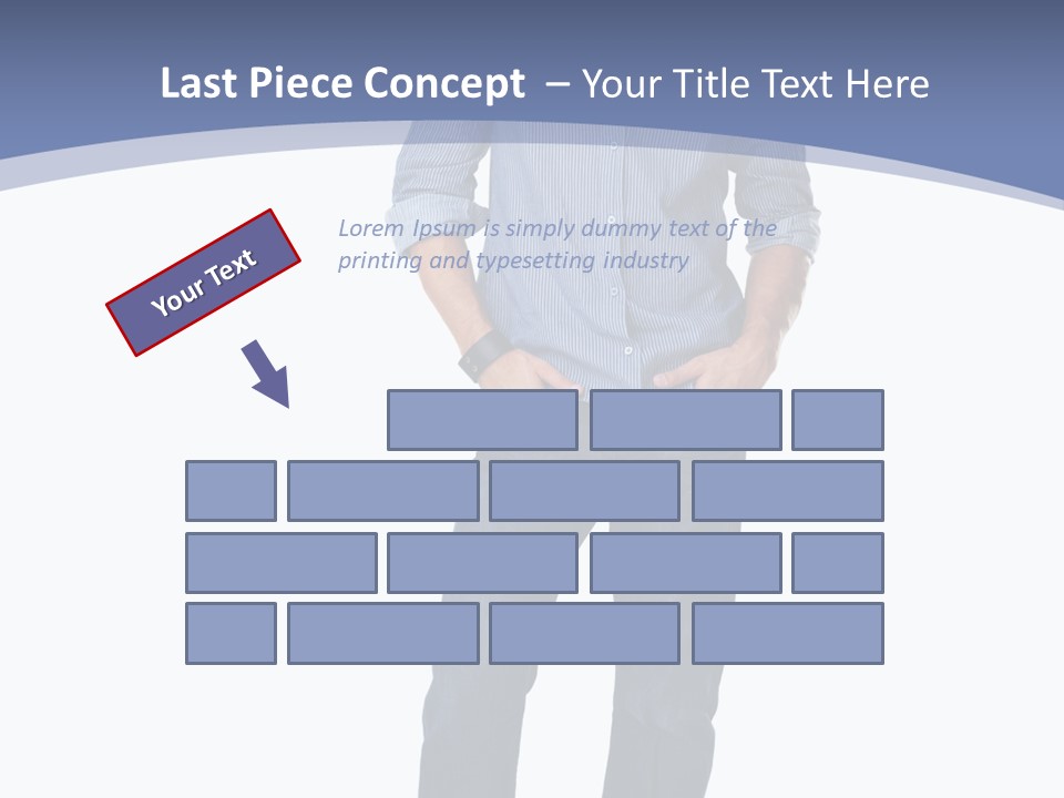 A Man Standing With His Hands In His Pockets PowerPoint Template