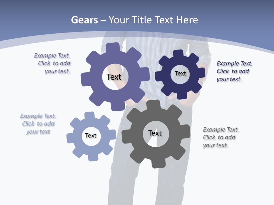 A Man Standing With His Hands In His Pockets PowerPoint Template