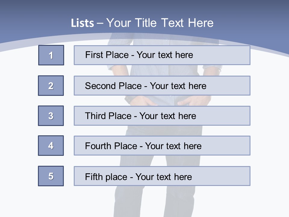 A Man Standing With His Hands In His Pockets PowerPoint Template