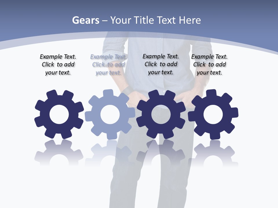 A Man Standing With His Hands In His Pockets PowerPoint Template