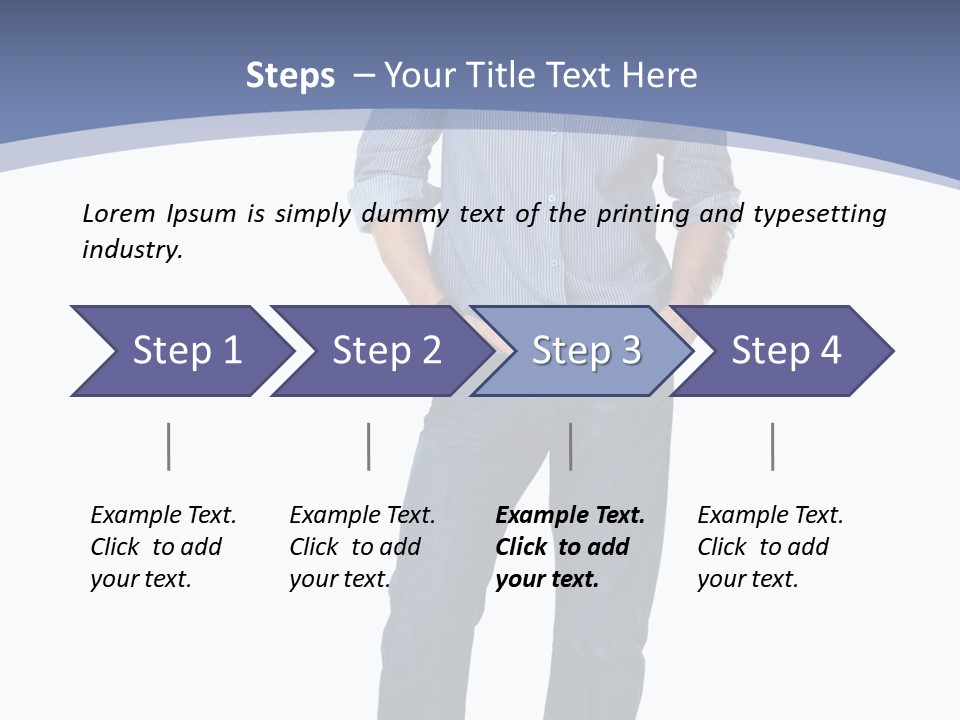 A Man Standing With His Hands In His Pockets PowerPoint Template