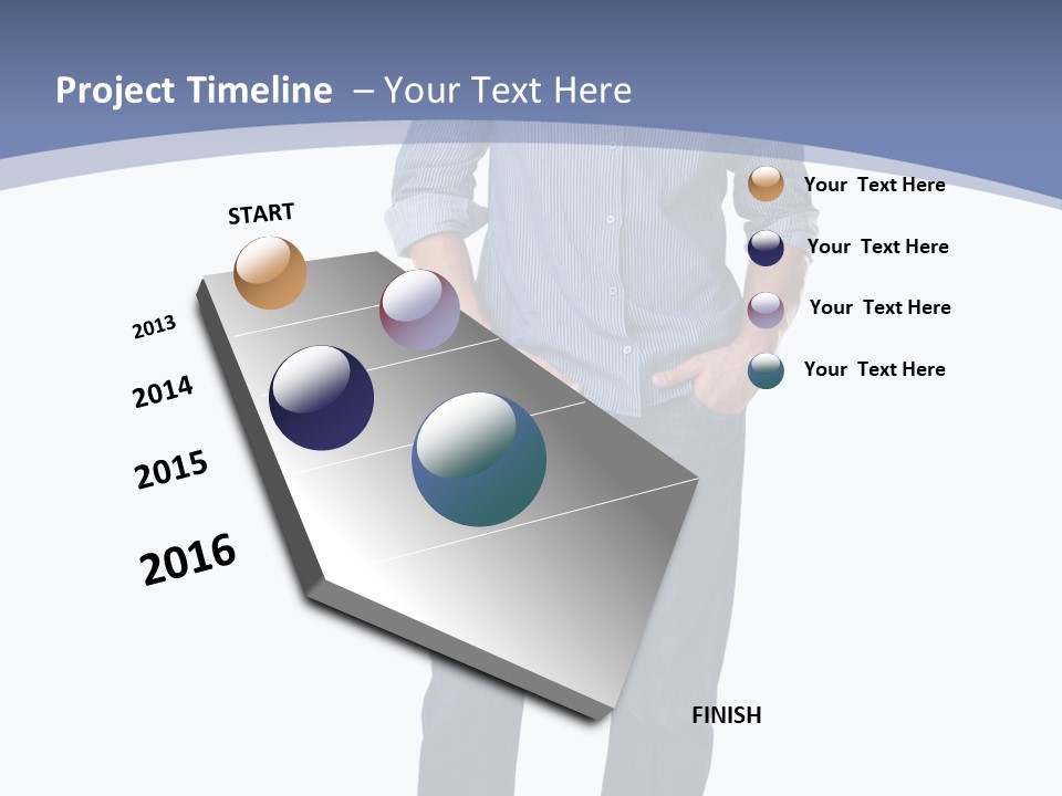 A Man Standing With His Hands In His Pockets PowerPoint Template