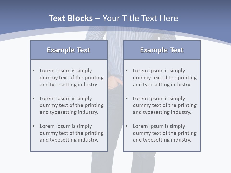 A Man Standing With His Hands In His Pockets PowerPoint Template