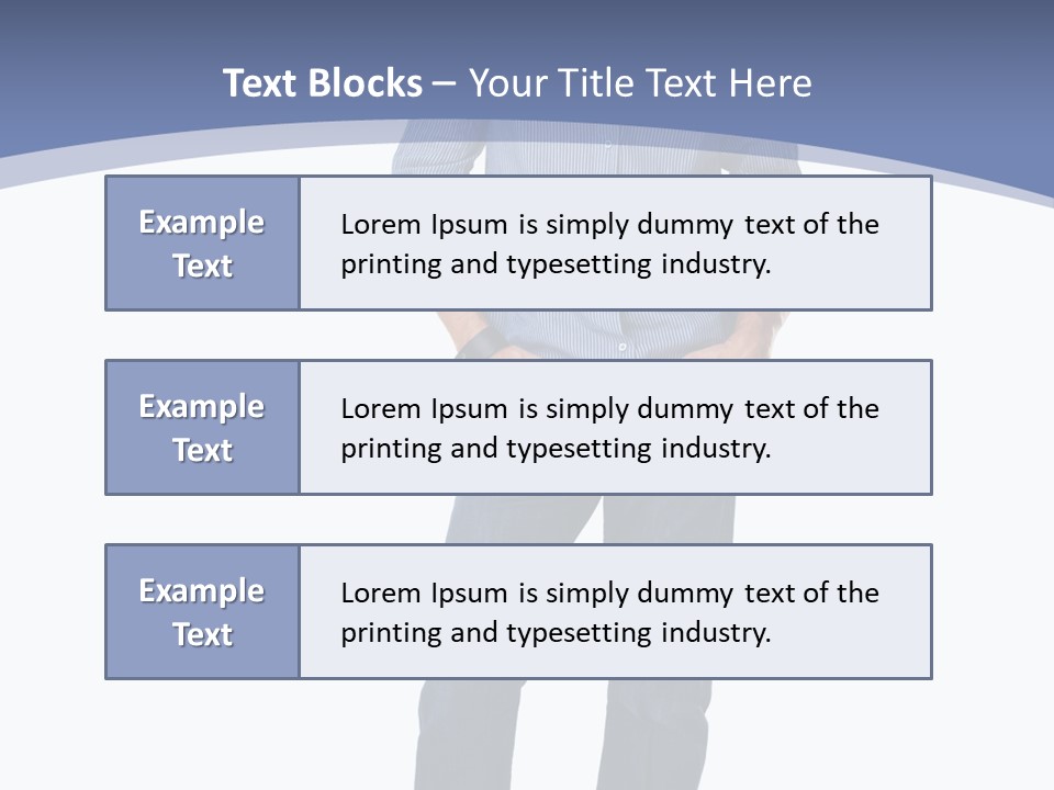 A Man Standing With His Hands In His Pockets PowerPoint Template