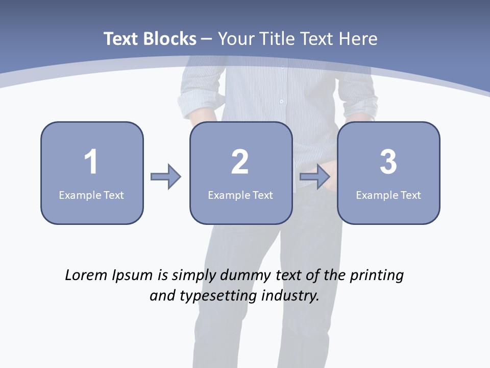 A Man Standing With His Hands In His Pockets PowerPoint Template