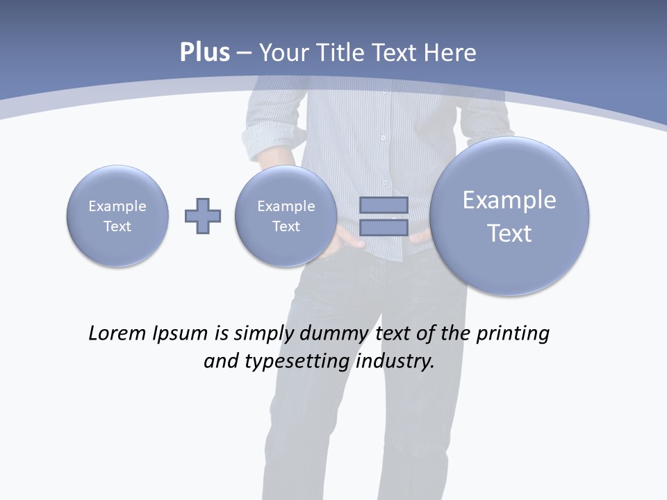 A Man Standing With His Hands In His Pockets PowerPoint Template