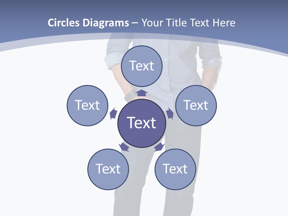 A Man Standing With His Hands In His Pockets PowerPoint Template