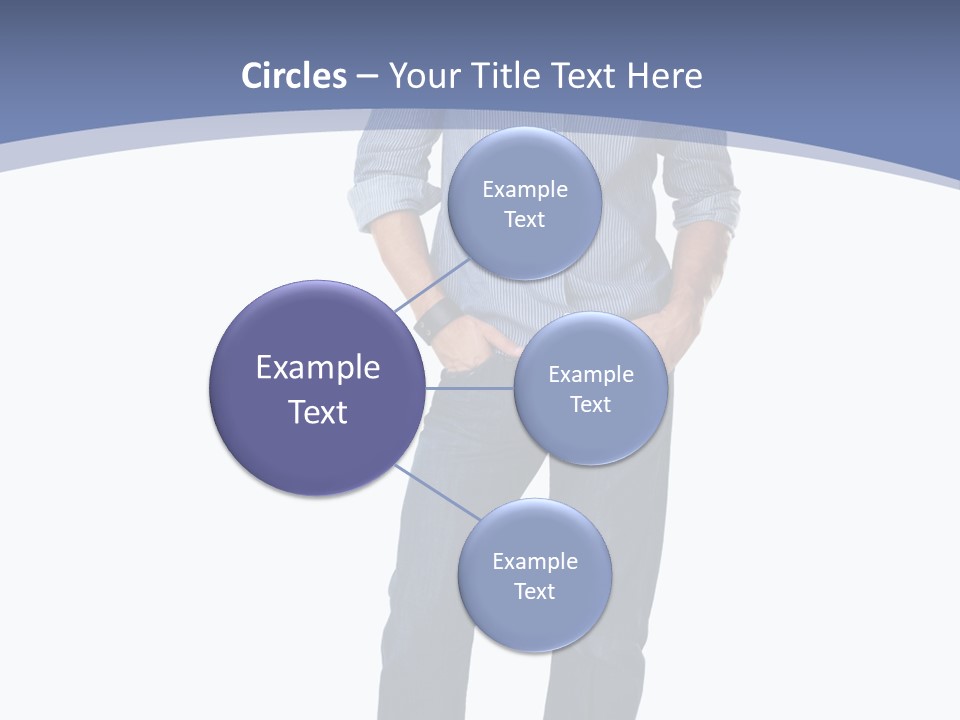 A Man Standing With His Hands In His Pockets PowerPoint Template