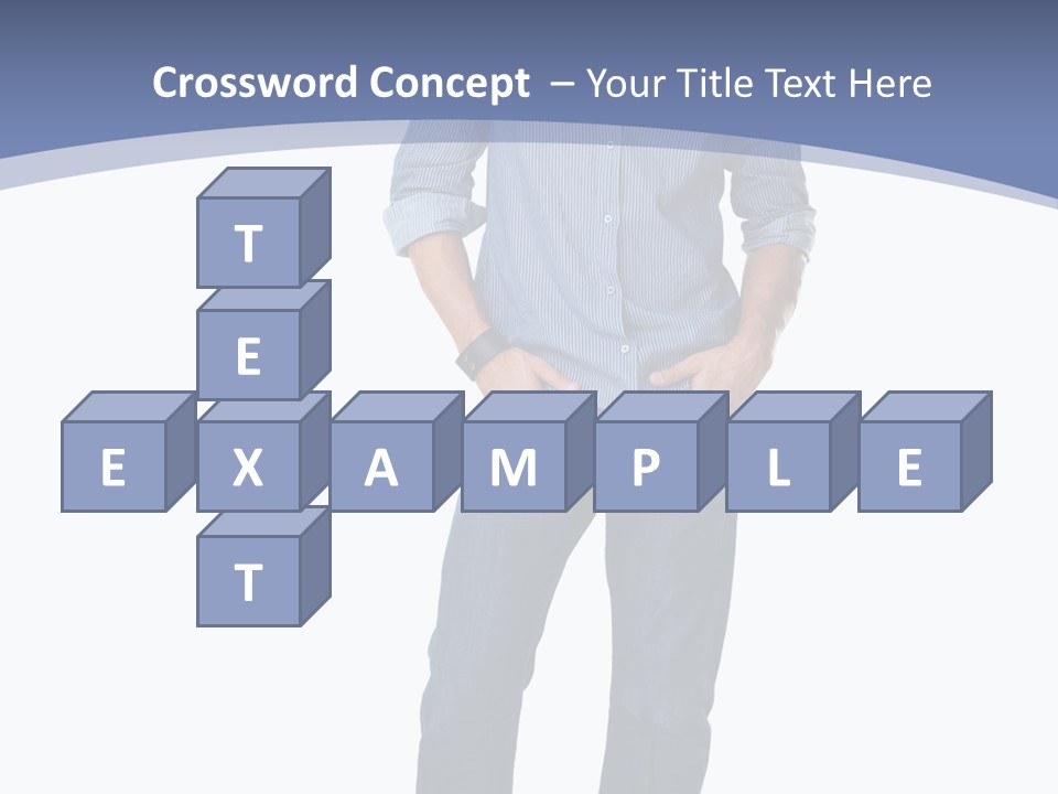 A Man Standing With His Hands In His Pockets PowerPoint Template