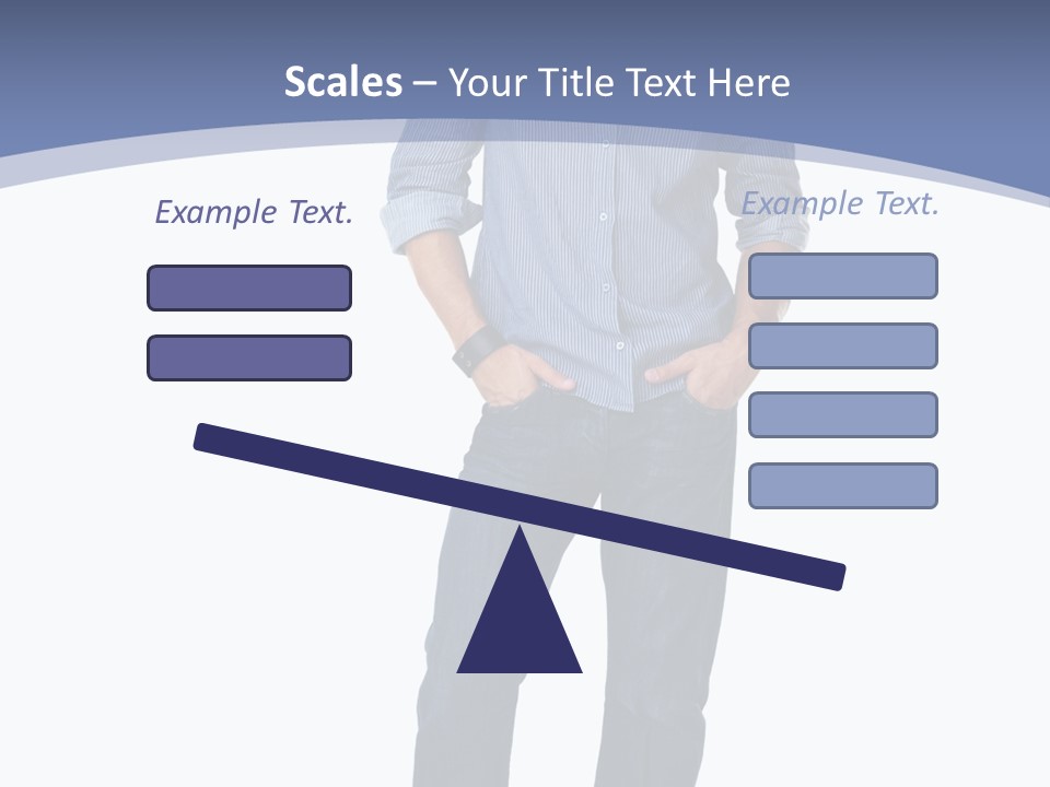 A Man Standing With His Hands In His Pockets PowerPoint Template