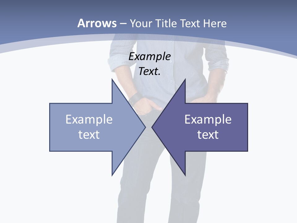 A Man Standing With His Hands In His Pockets PowerPoint Template