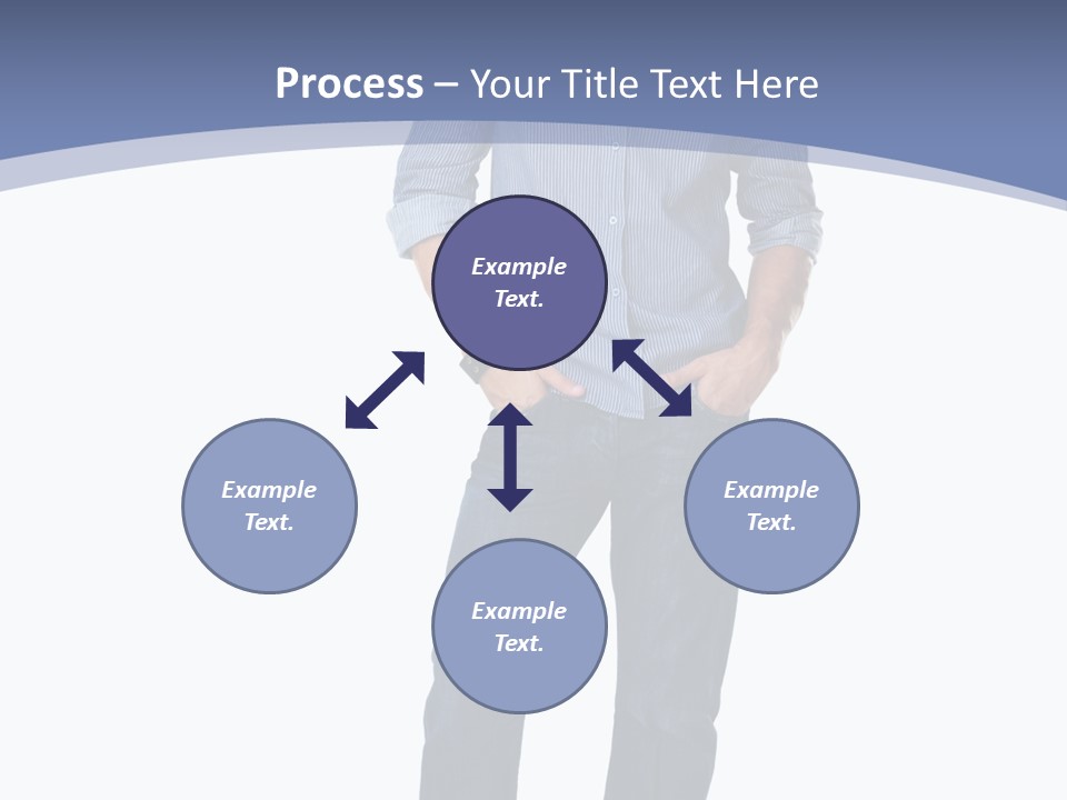 A Man Standing With His Hands In His Pockets PowerPoint Template