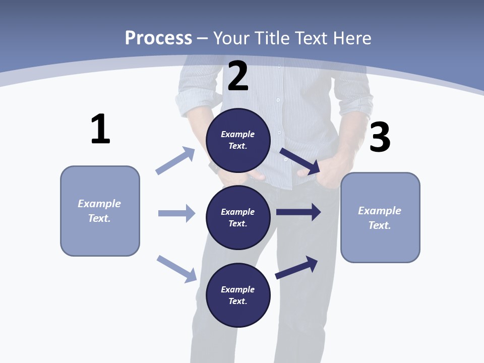 A Man Standing With His Hands In His Pockets PowerPoint Template