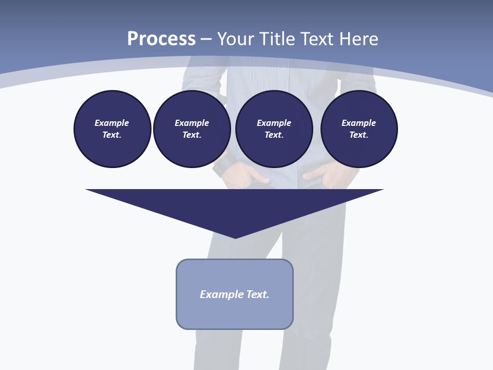 A Man Standing With His Hands In His Pockets PowerPoint Template