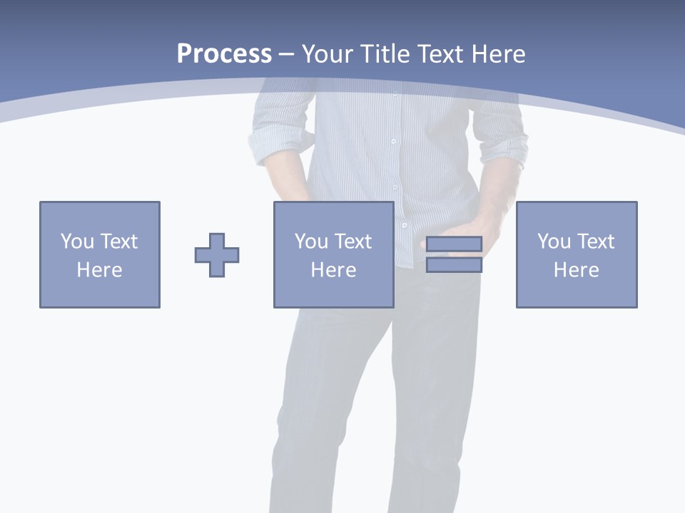 A Man Standing With His Hands In His Pockets PowerPoint Template