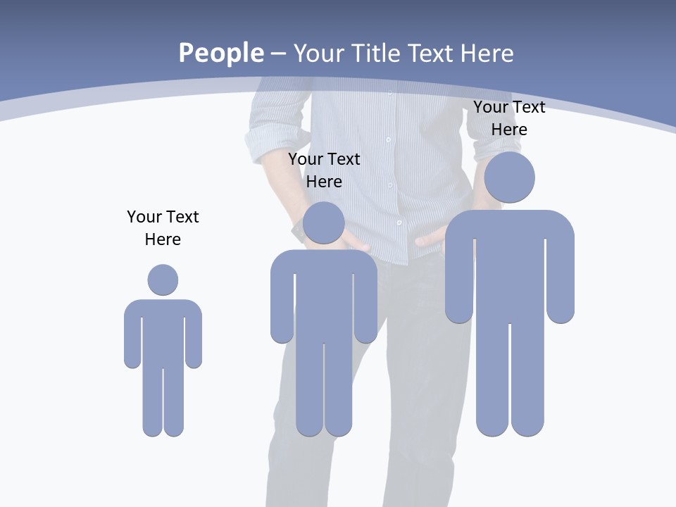 A Man Standing With His Hands In His Pockets PowerPoint Template