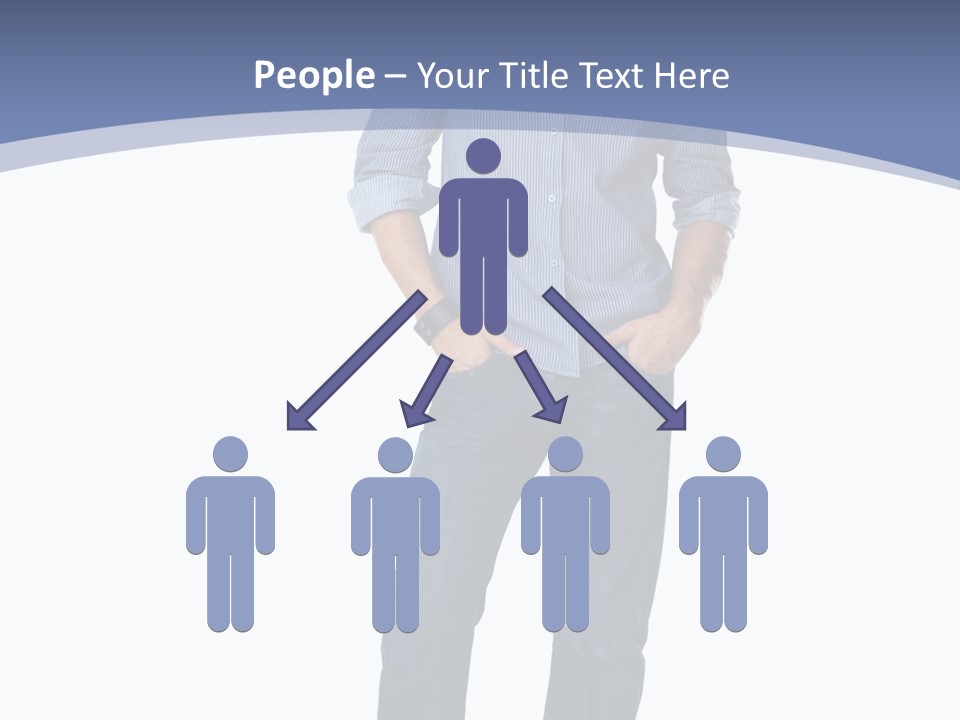 A Man Standing With His Hands In His Pockets PowerPoint Template