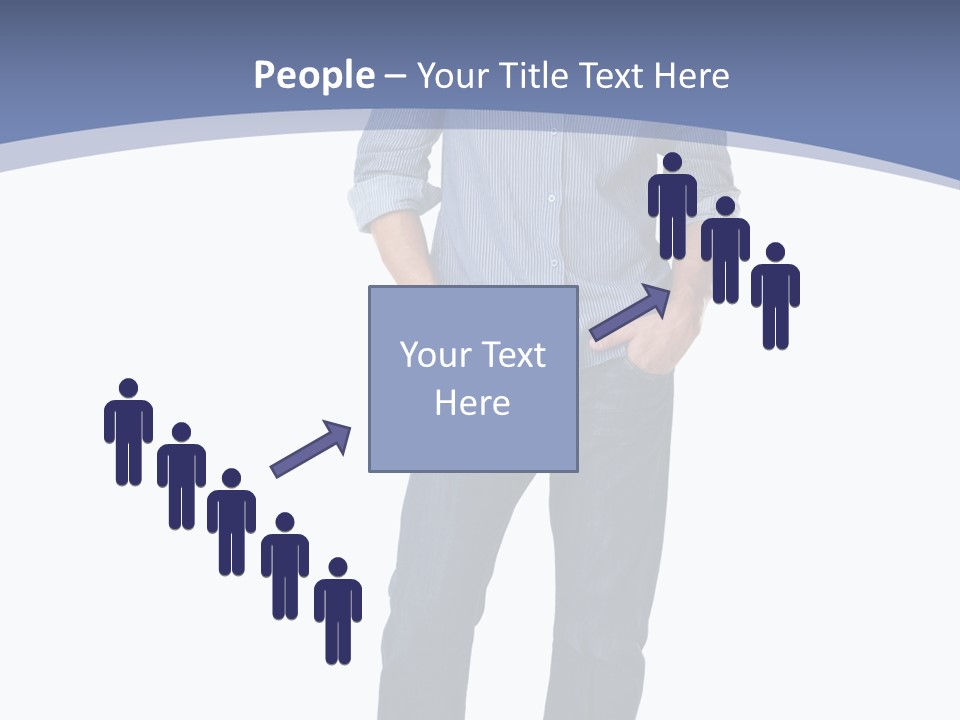 A Man Standing With His Hands In His Pockets PowerPoint Template