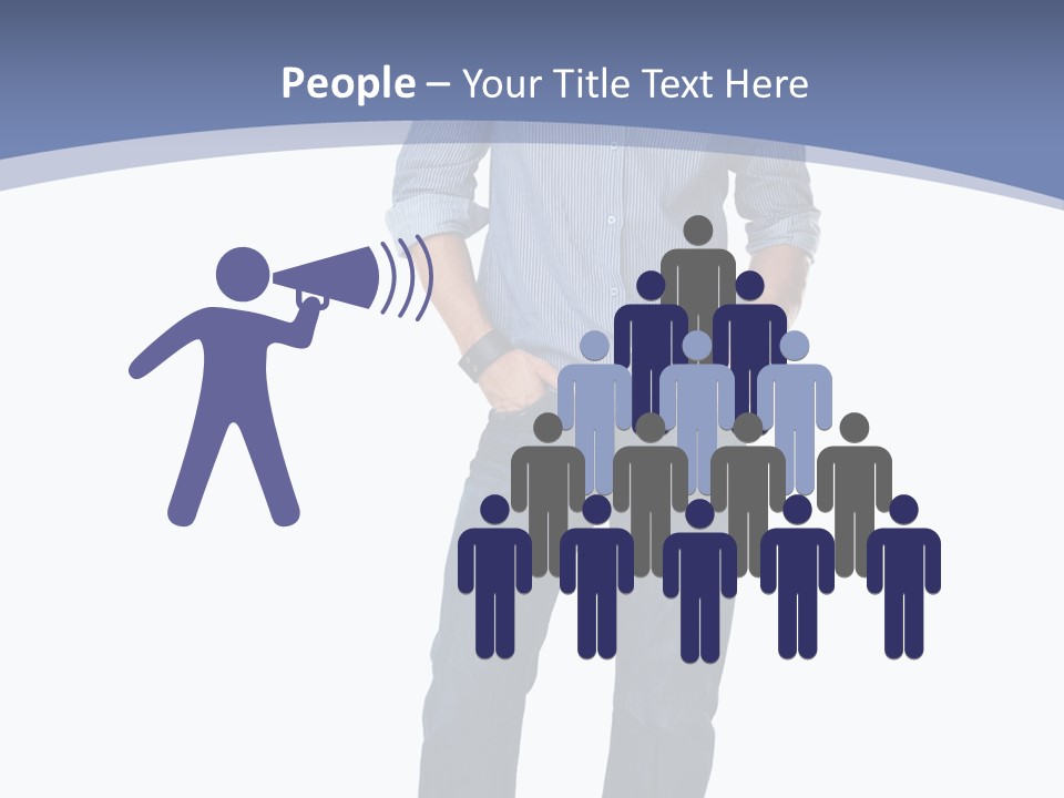 A Man Standing With His Hands In His Pockets PowerPoint Template