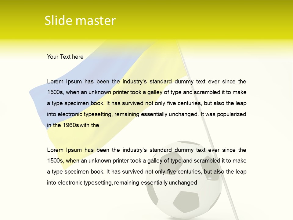 Round Play Isolated PowerPoint Template