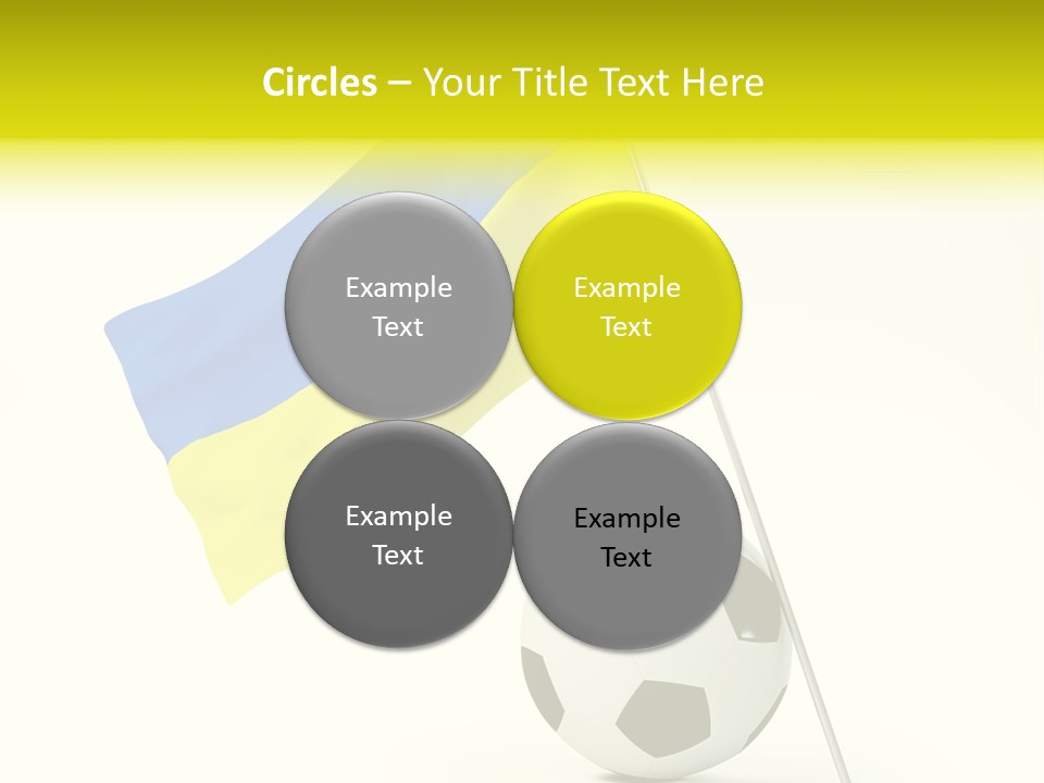 Round Play Isolated PowerPoint Template