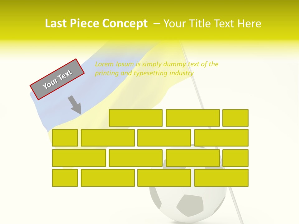 Round Play Isolated PowerPoint Template