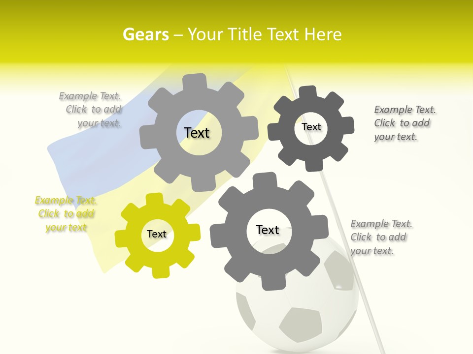 Round Play Isolated PowerPoint Template