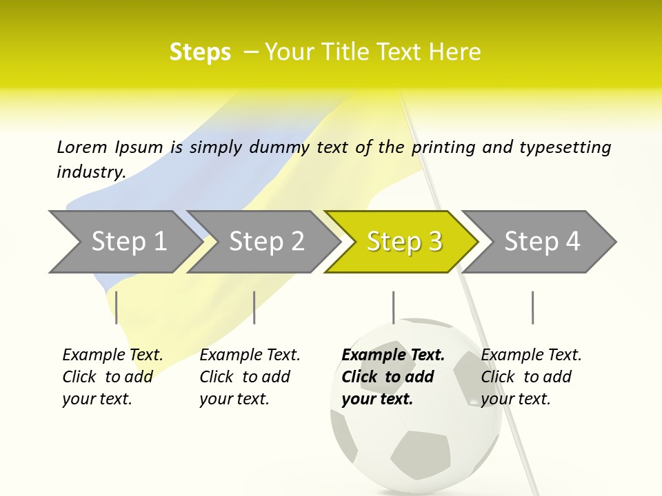 Round Play Isolated PowerPoint Template