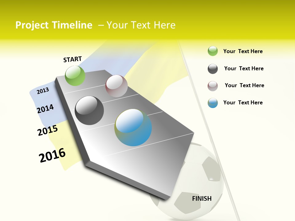 Round Play Isolated PowerPoint Template