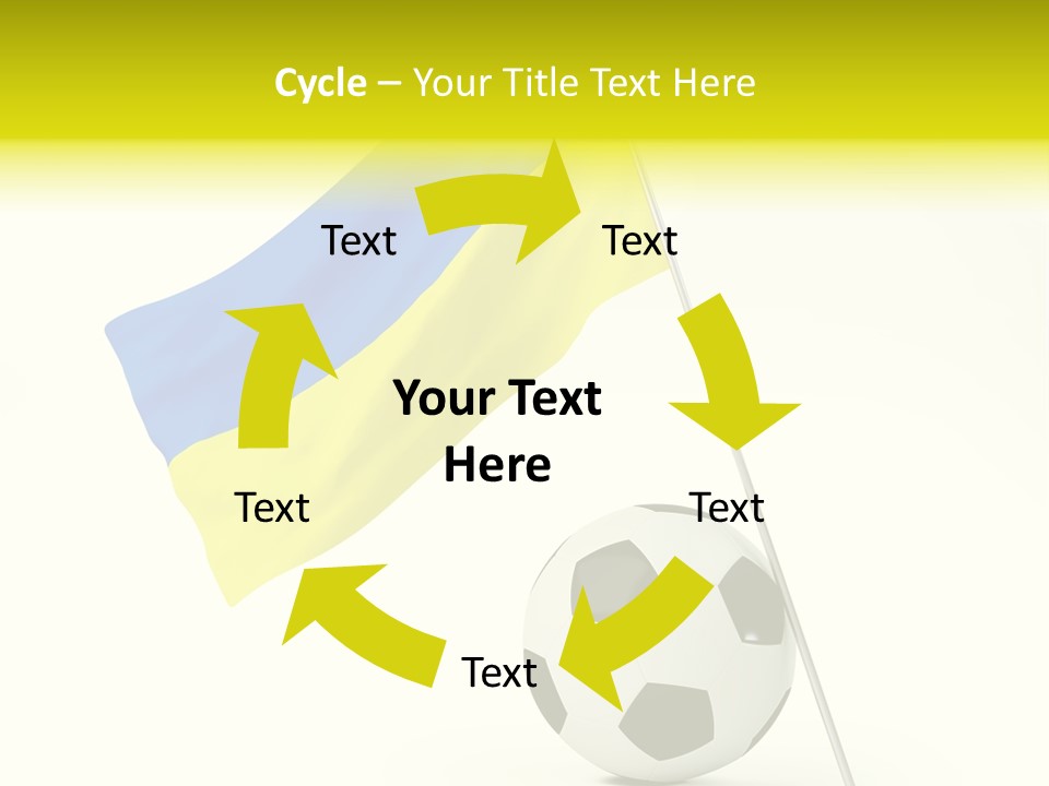 Round Play Isolated PowerPoint Template