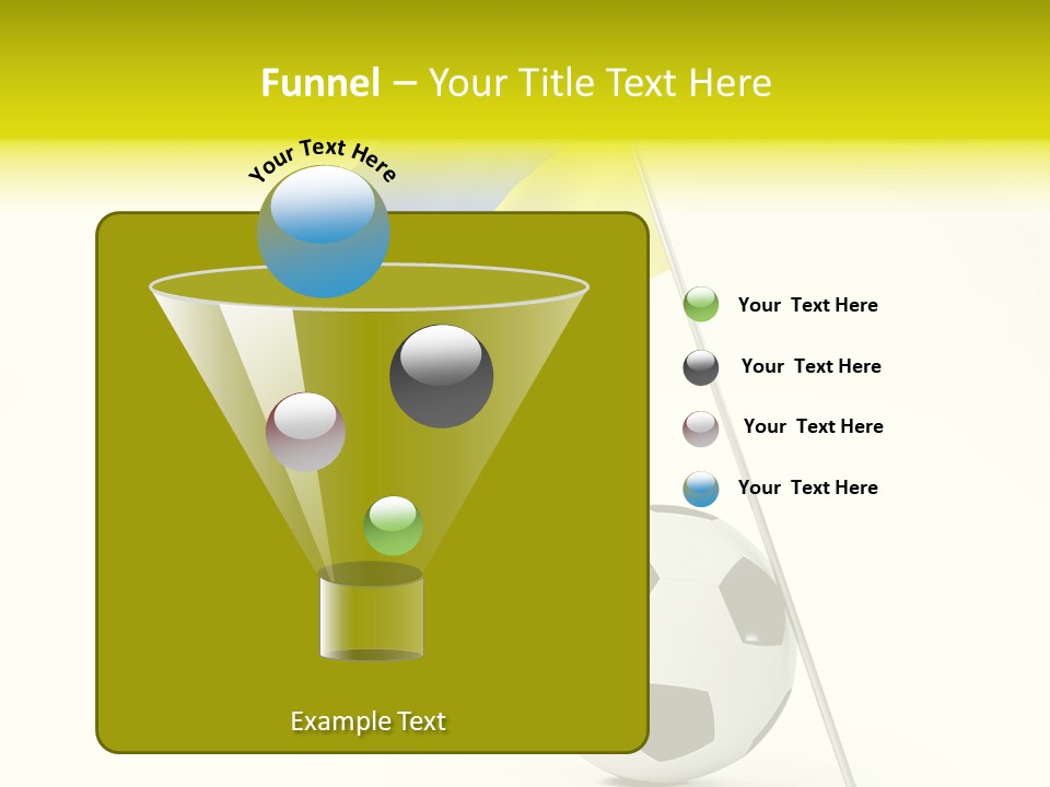 Round Play Isolated PowerPoint Template