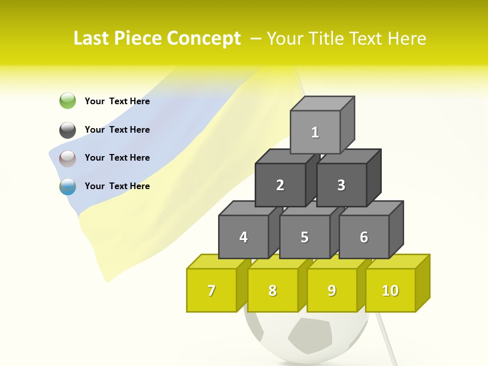 Round Play Isolated PowerPoint Template