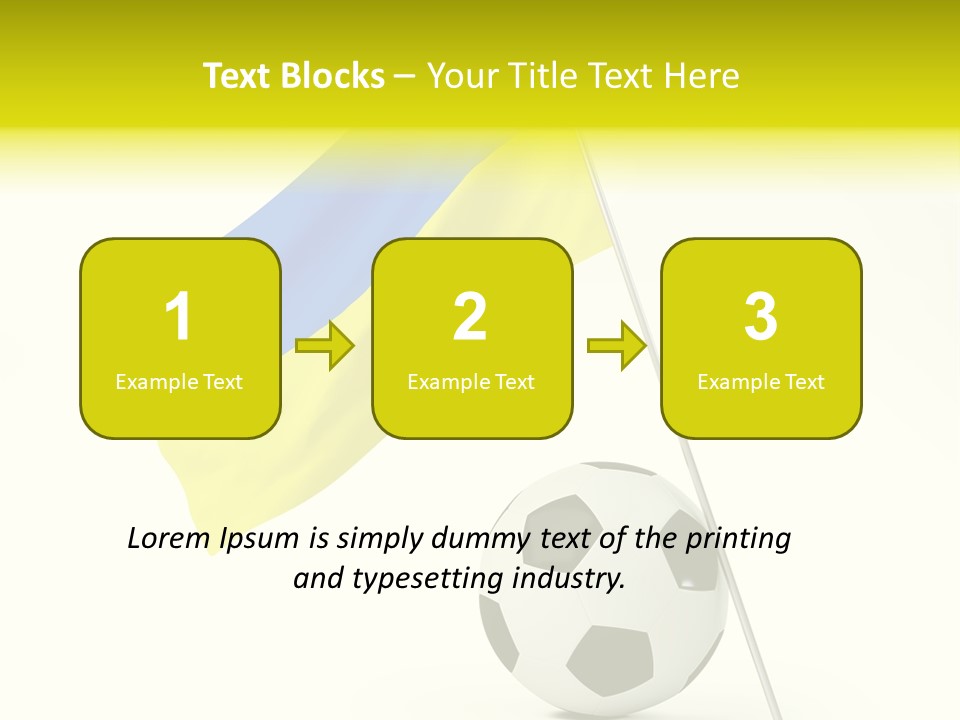 Round Play Isolated PowerPoint Template