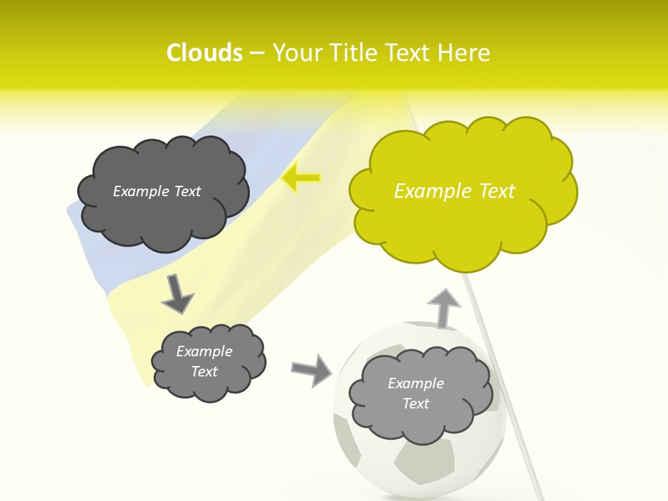 Round Play Isolated PowerPoint Template