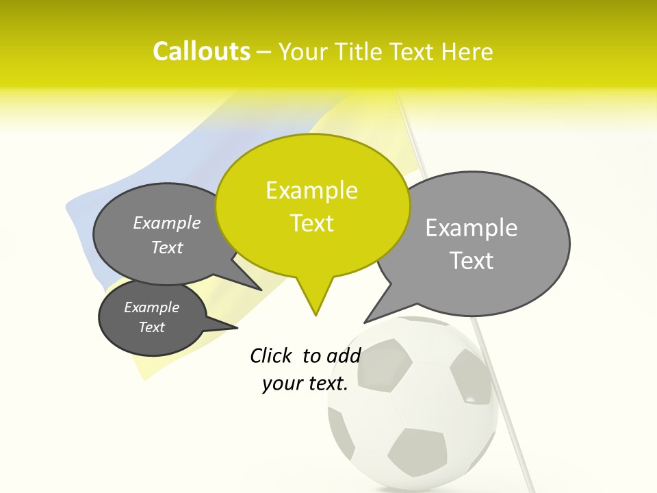 Round Play Isolated PowerPoint Template