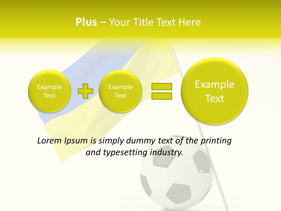 Round Play Isolated PowerPoint Template