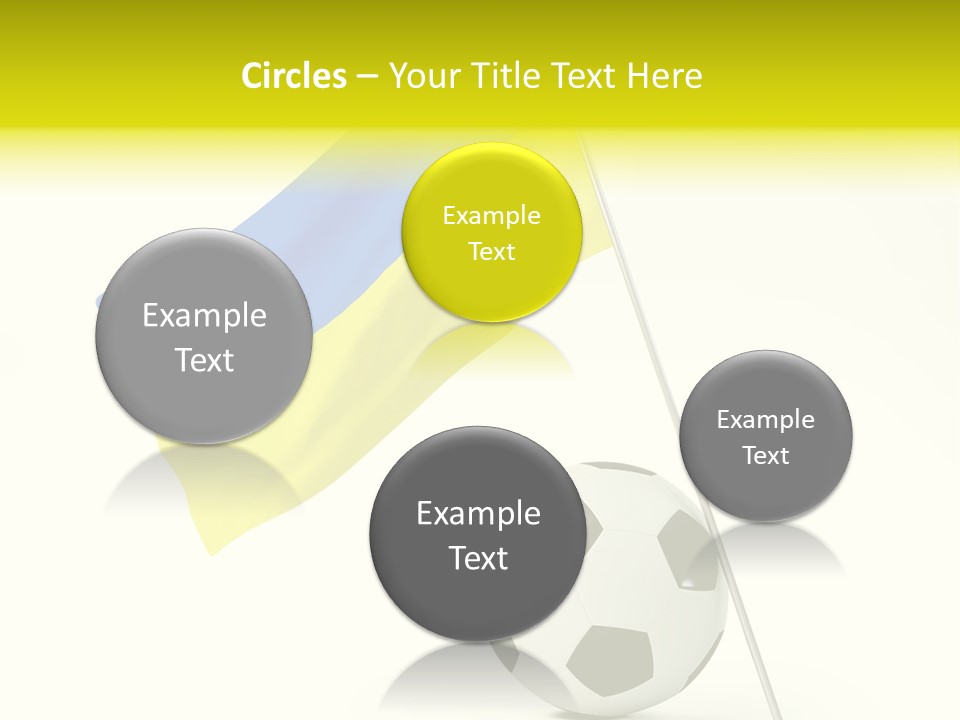 Round Play Isolated PowerPoint Template