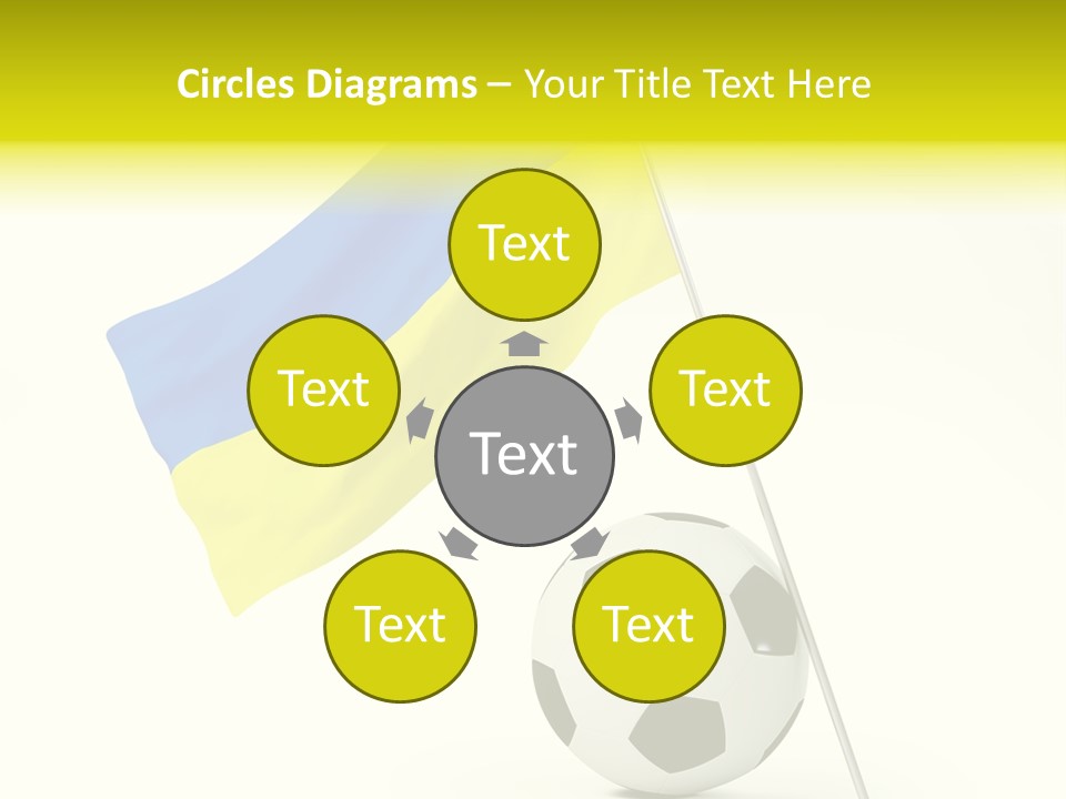Round Play Isolated PowerPoint Template