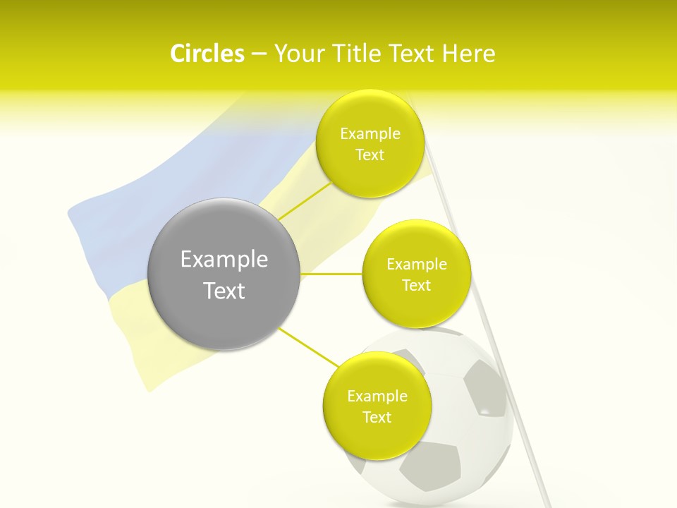Round Play Isolated PowerPoint Template