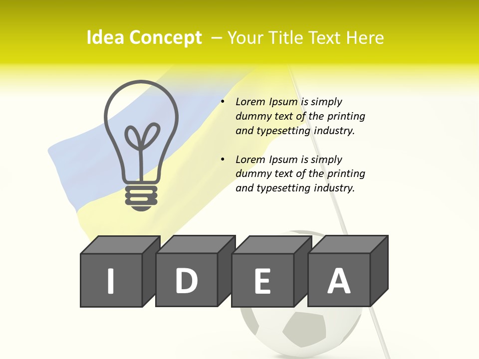 Round Play Isolated PowerPoint Template