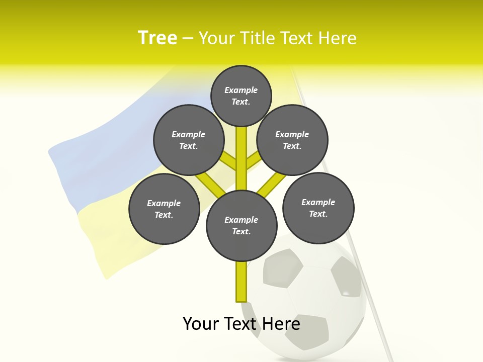 Round Play Isolated PowerPoint Template