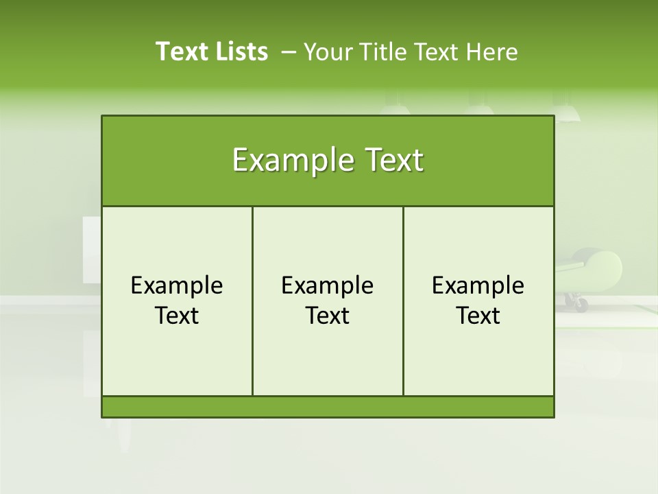 Plaster Room Comfort PowerPoint Template