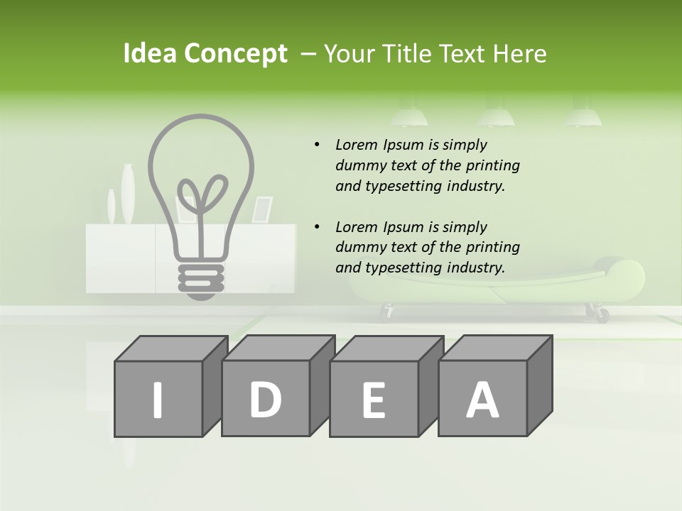 Plaster Room Comfort PowerPoint Template