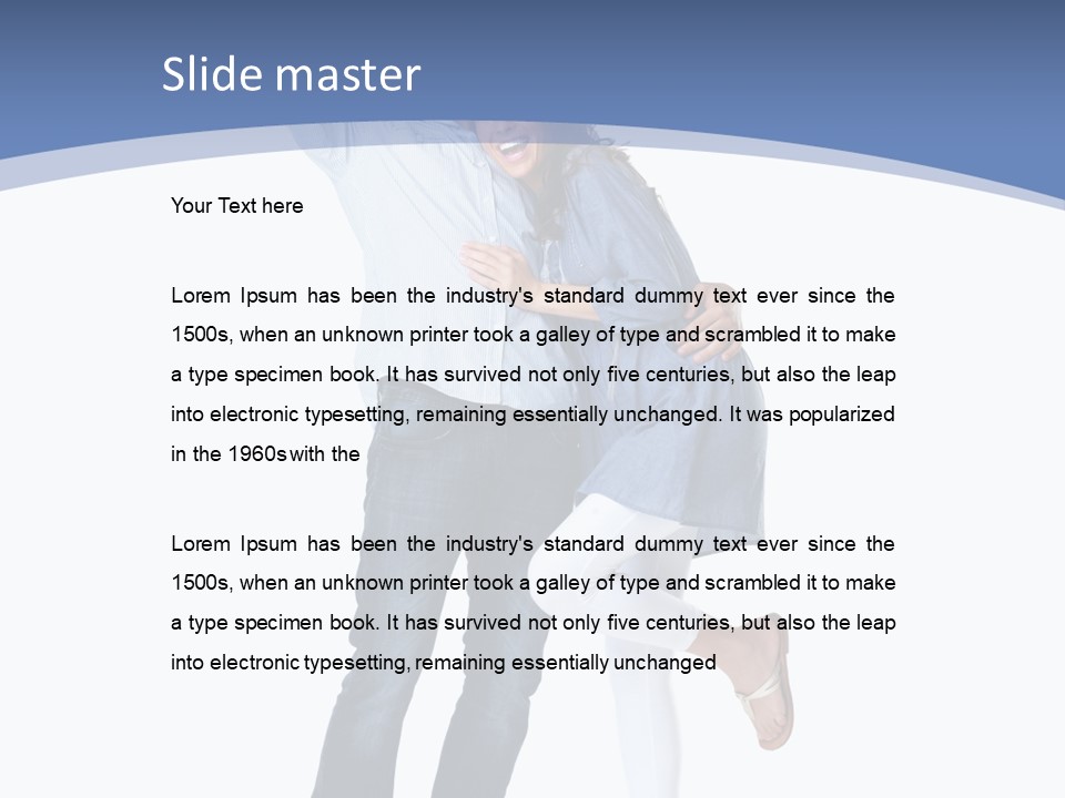 Humorou Communication Toon PowerPoint Template