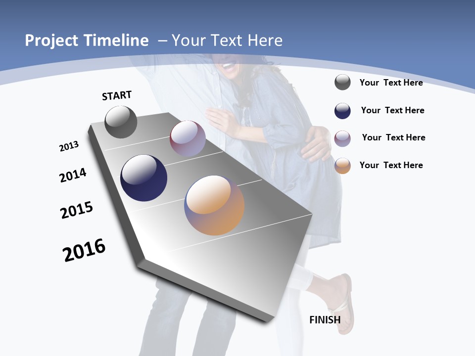Humorou Communication Toon PowerPoint Template