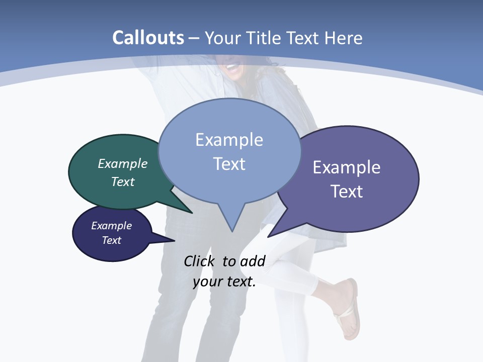 Humorou Communication Toon PowerPoint Template