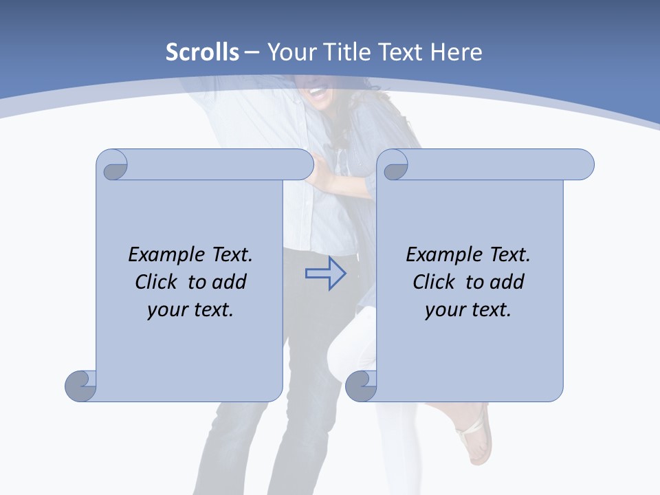 Humorou Communication Toon PowerPoint Template
