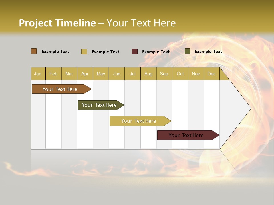 Vehicle Drive Black PowerPoint Template
