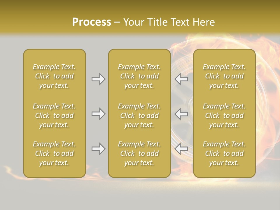 Vehicle Drive Black PowerPoint Template